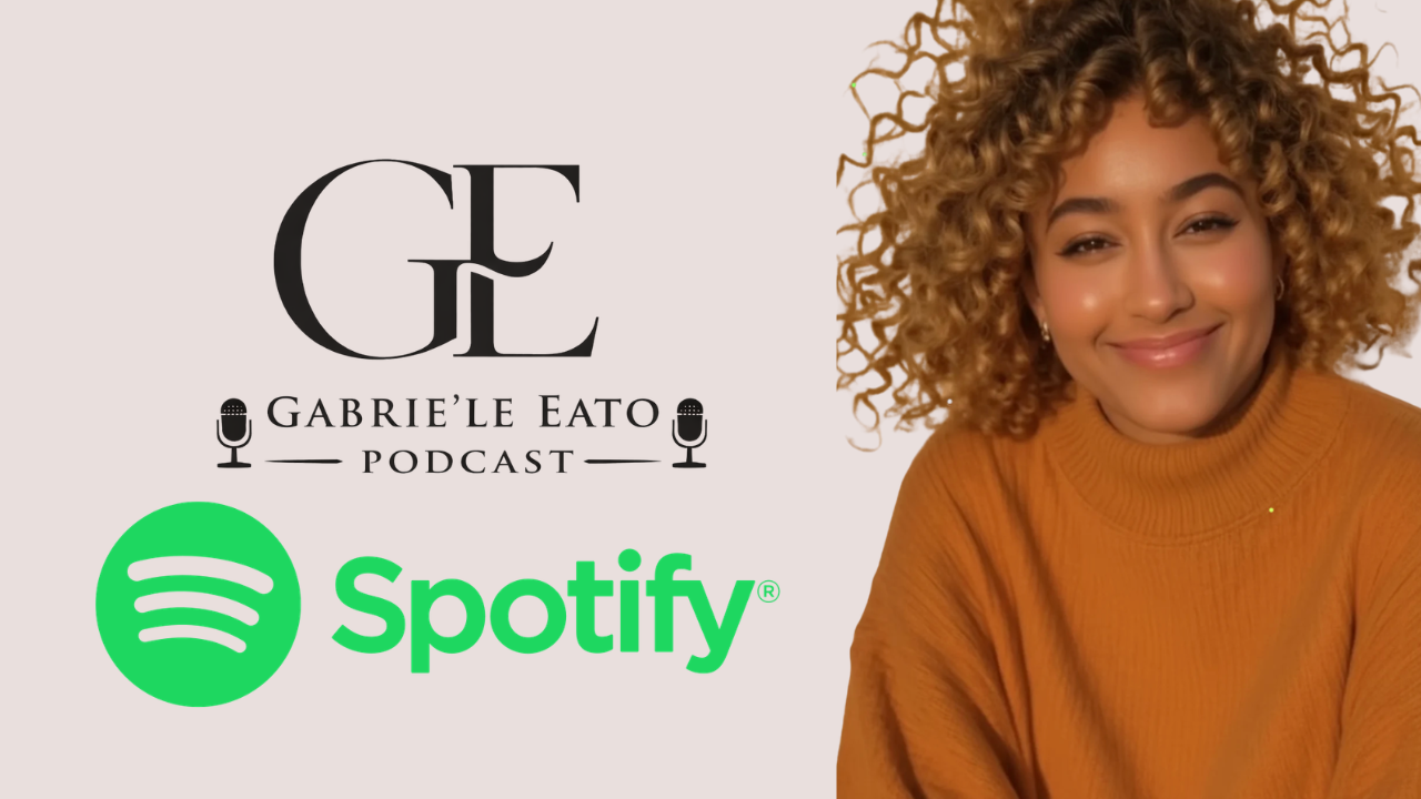 Gabrie'le Eato Podcast now streaming on Spotify featuring storytelling, neurodiversity, and digital design psychology