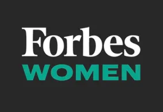 ForbesWomen logo referencing visibility and media association connected to Gabrie'le Eato and Eleable.